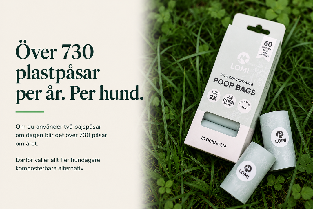 Komposterbara bajspåsar – samma styrka, mindre plast | LOMI