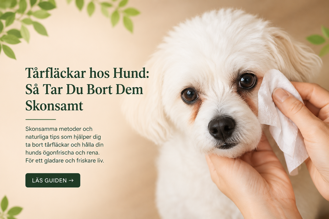 Tårfläckar hos Hund: Så Tar Du Bort Dem Skonsamt
