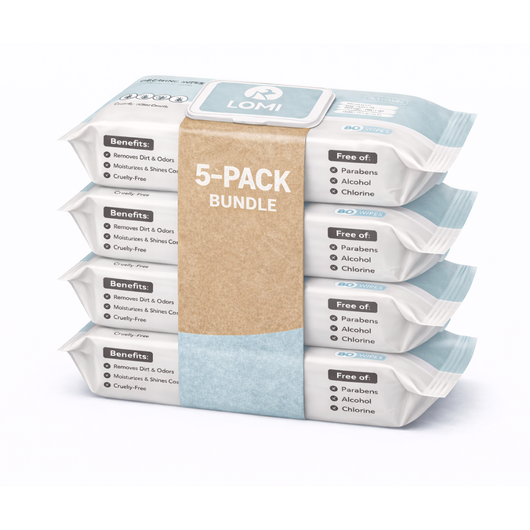 Aloe Vera & Chamomile wet wipes for Dogs & Cats 