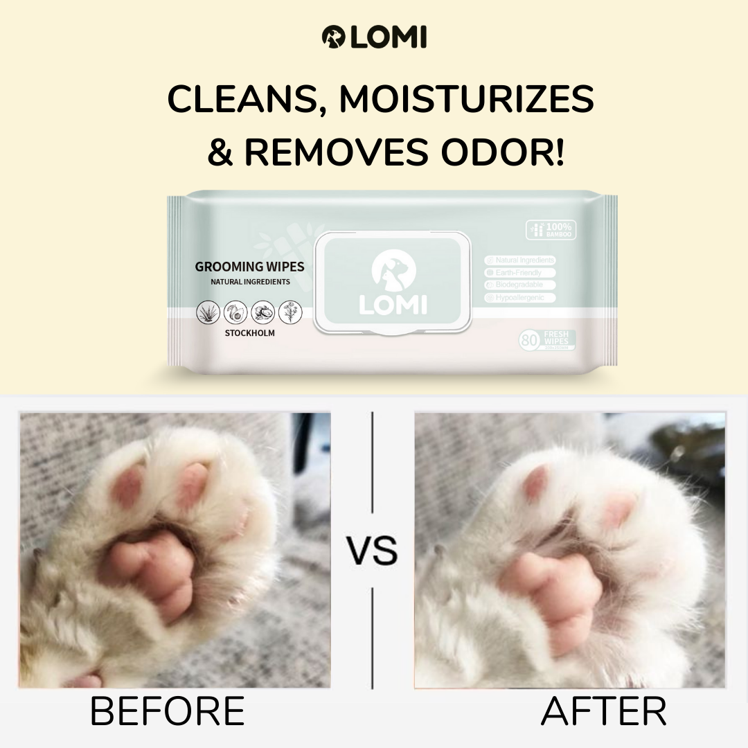 Aloe Vera & Chamomile wet wipes for Dogs & Cats 