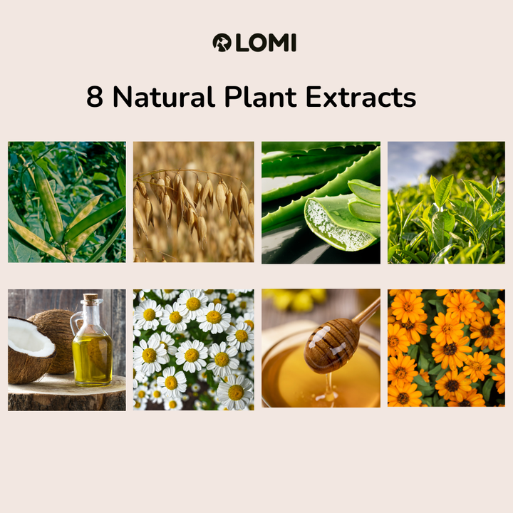 Gentle natural oat-based dog shampoo & conditioner