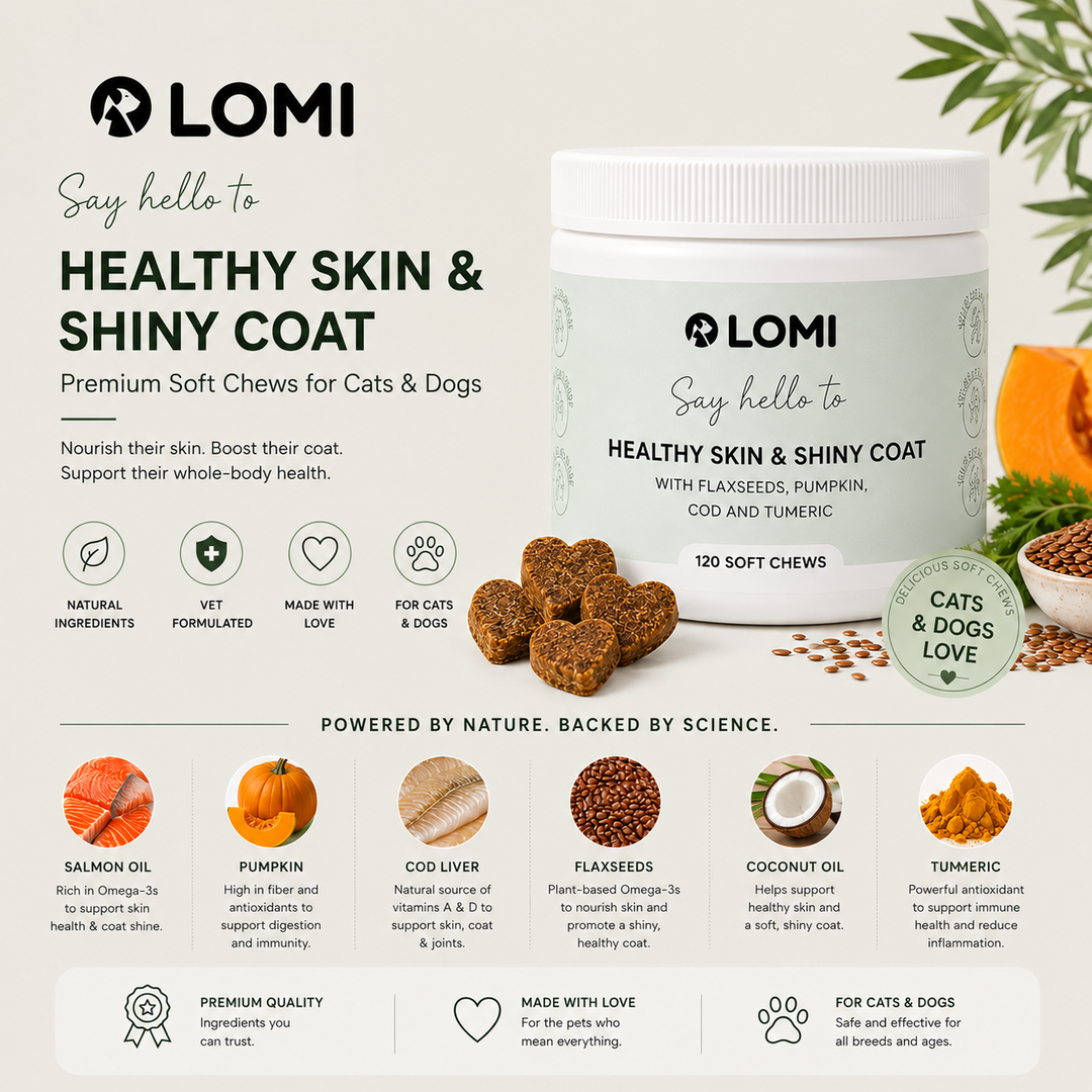 Vitamingodis för hund – Omega 3 & 6 för hud & päls