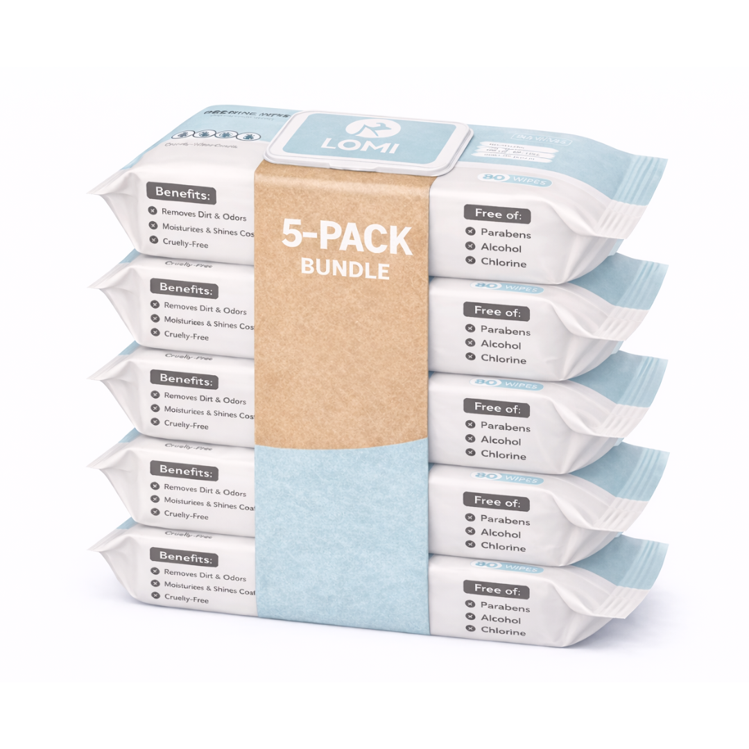 Aloe Vera & Chamomile wet wipes for Dogs & Cats 