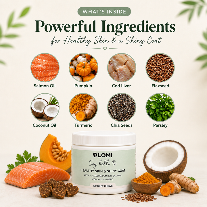 Vitamingodis för hund – Omega 3 & 6 för hud & päls